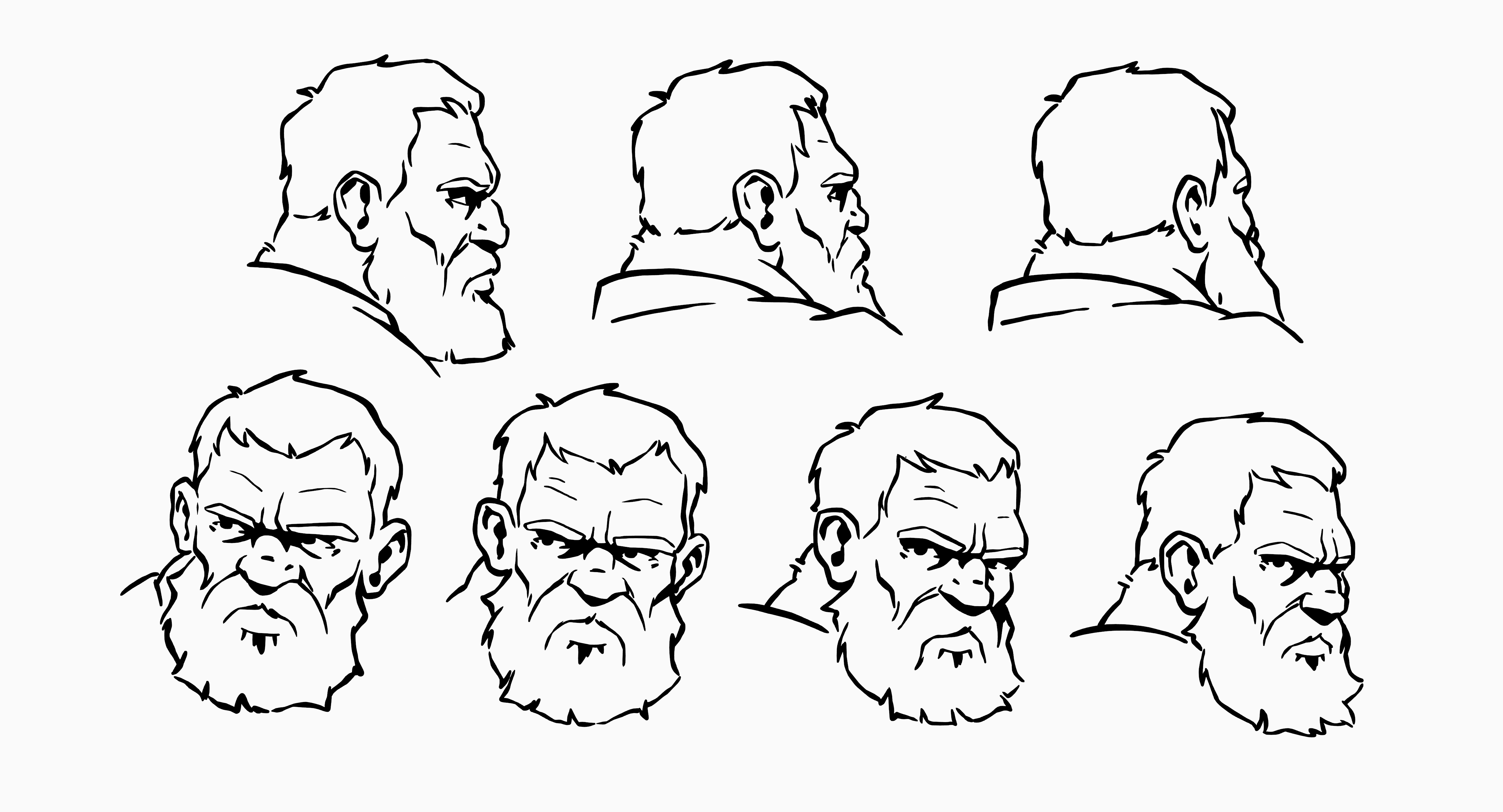 Character design du bûcheron, personnage du film La plus précieuse des marchandises
