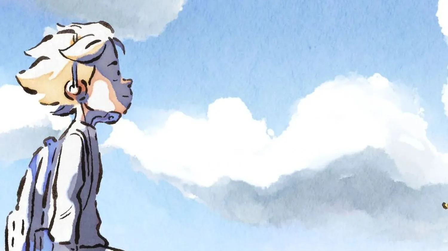 Portrait de Christophe, jeune héros du film d'animation Le Corset, réalisé par Louis Clichy