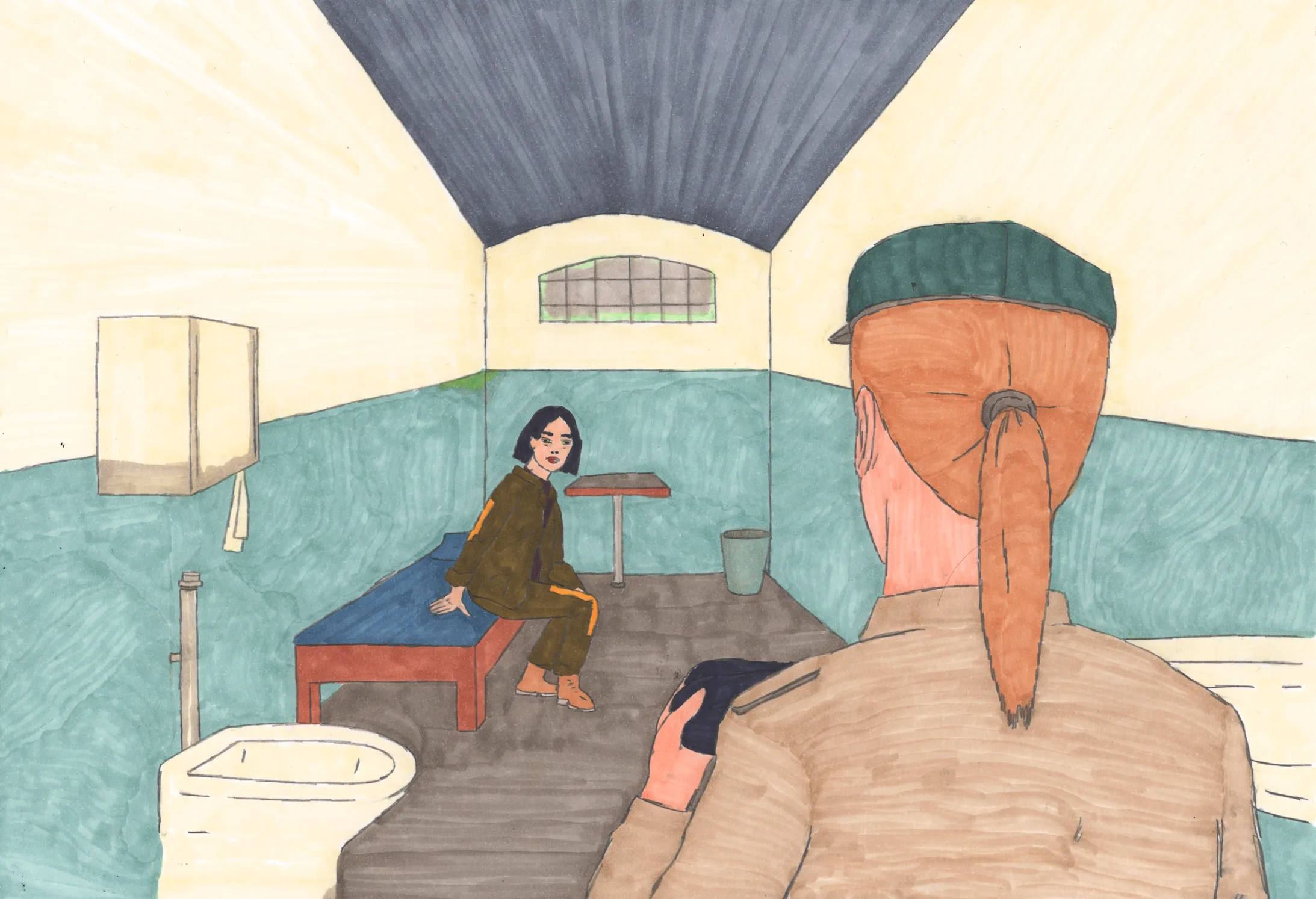 Margarethe internée en hôpital psychiatrique, court-métrage d'animation Margarethe 89