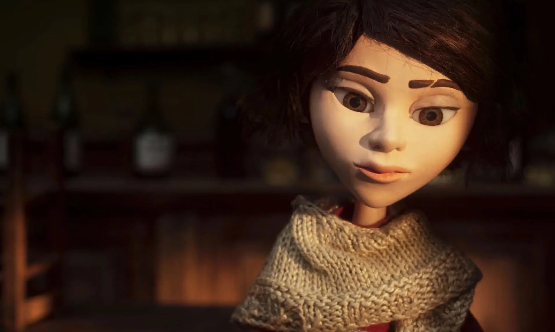 Portrait de la marionnette Séraphine, film d'animation en stop-motion de Sarah Van Den Boom