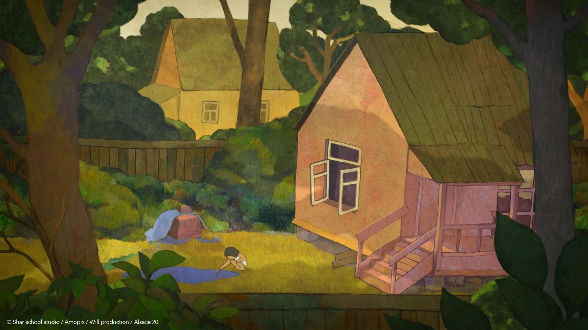 Maison de campagne de Lola, décor du court métrage Lola la patate vivante