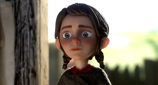 Portrait de la marionnette Séraphine, film d'animation en stop-motion de Sarah Van Den Boom