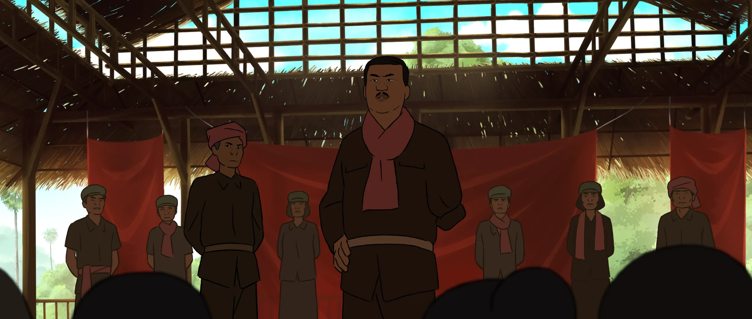 Rassemblement forcé sous le régime khmer rouge, film d'animation Funan